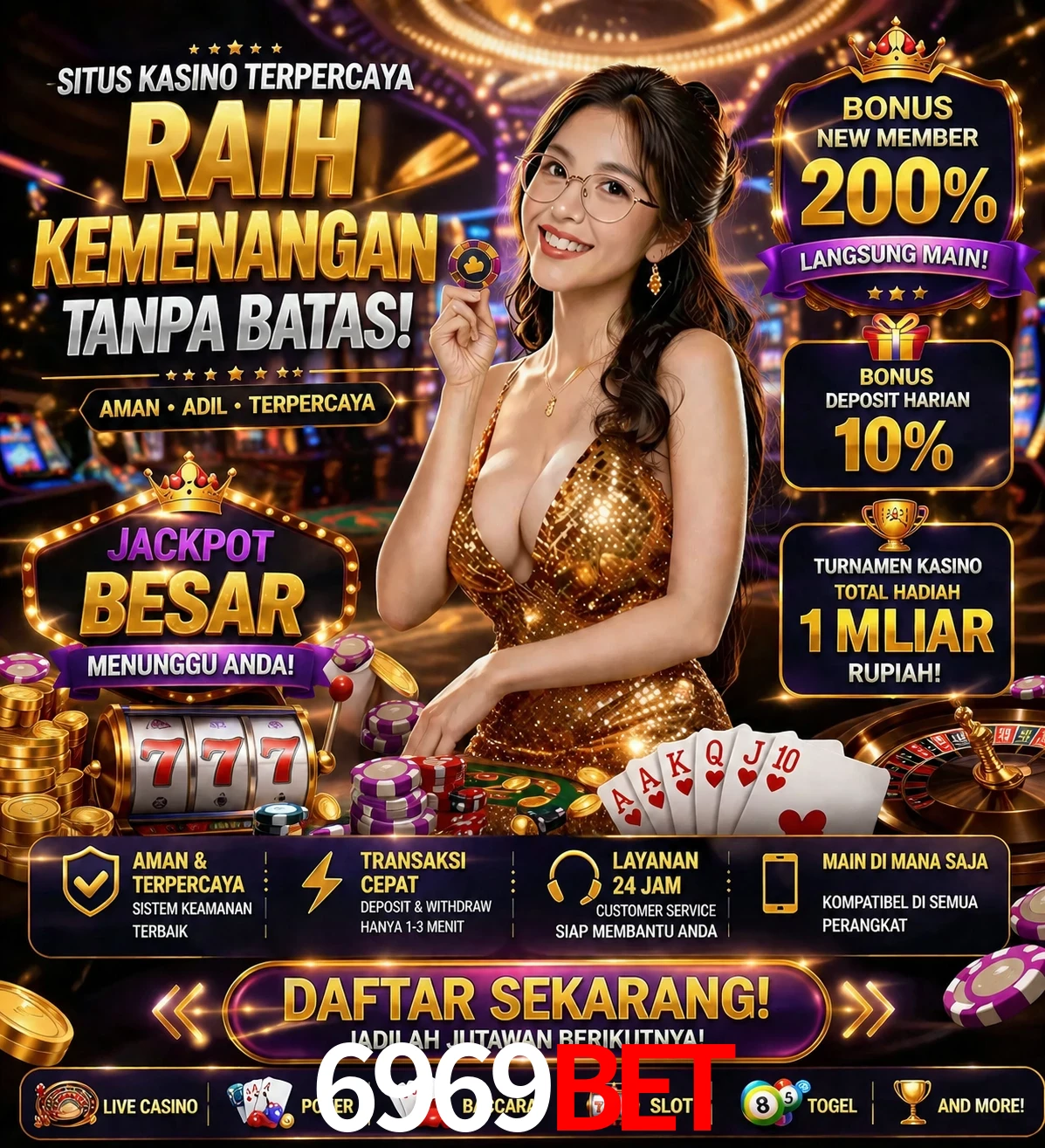 Roleta e blackjack 6969bet